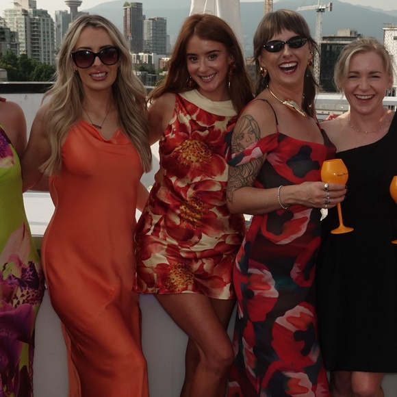 Jonelle Silk Dress - Summer Day - Picture 4 of 5